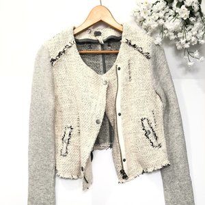 Free People 100% Cotton Cropped Jacket